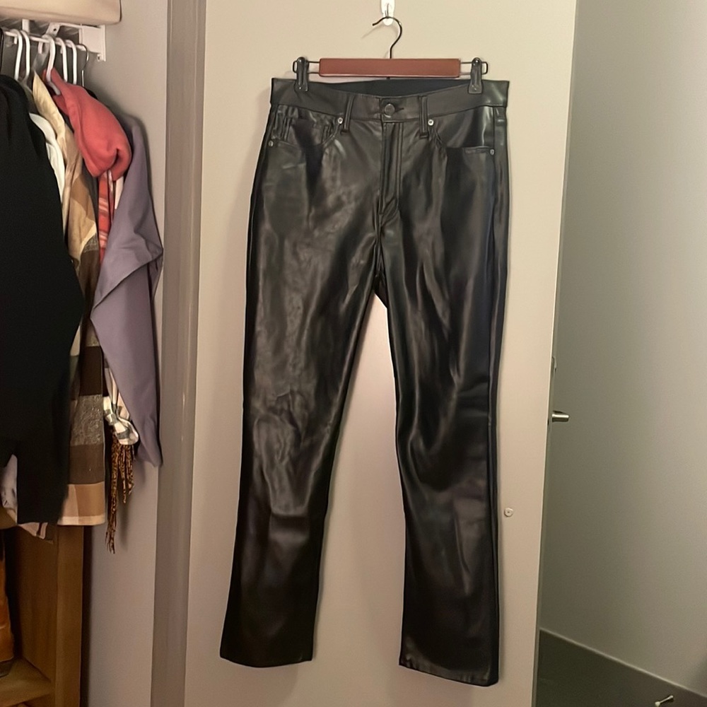 GAP leather pants